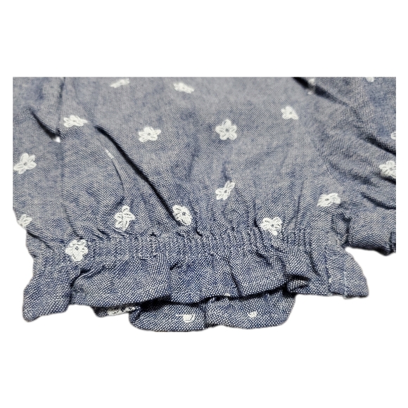 Carter's Child of Mine 2Pc Blue Floral Top & Bloomers Set Size 3-6Months - Picture 6 of 11